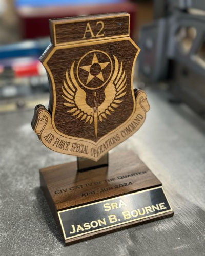 Engraved Patch Award